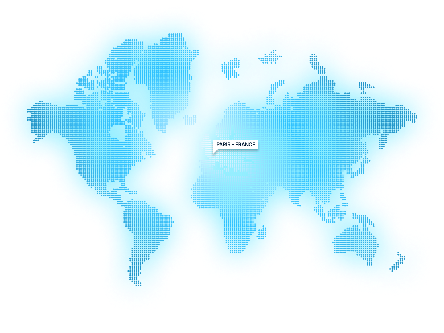 Map showing Paris - France